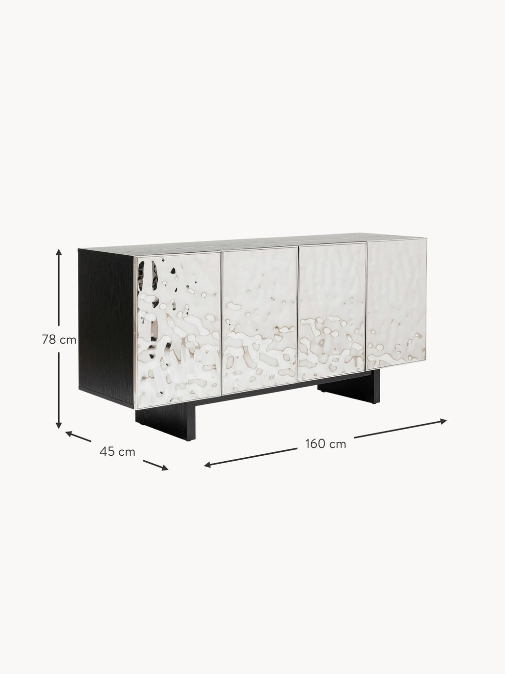 Abbotsleigh Stainless Steel Sideboard