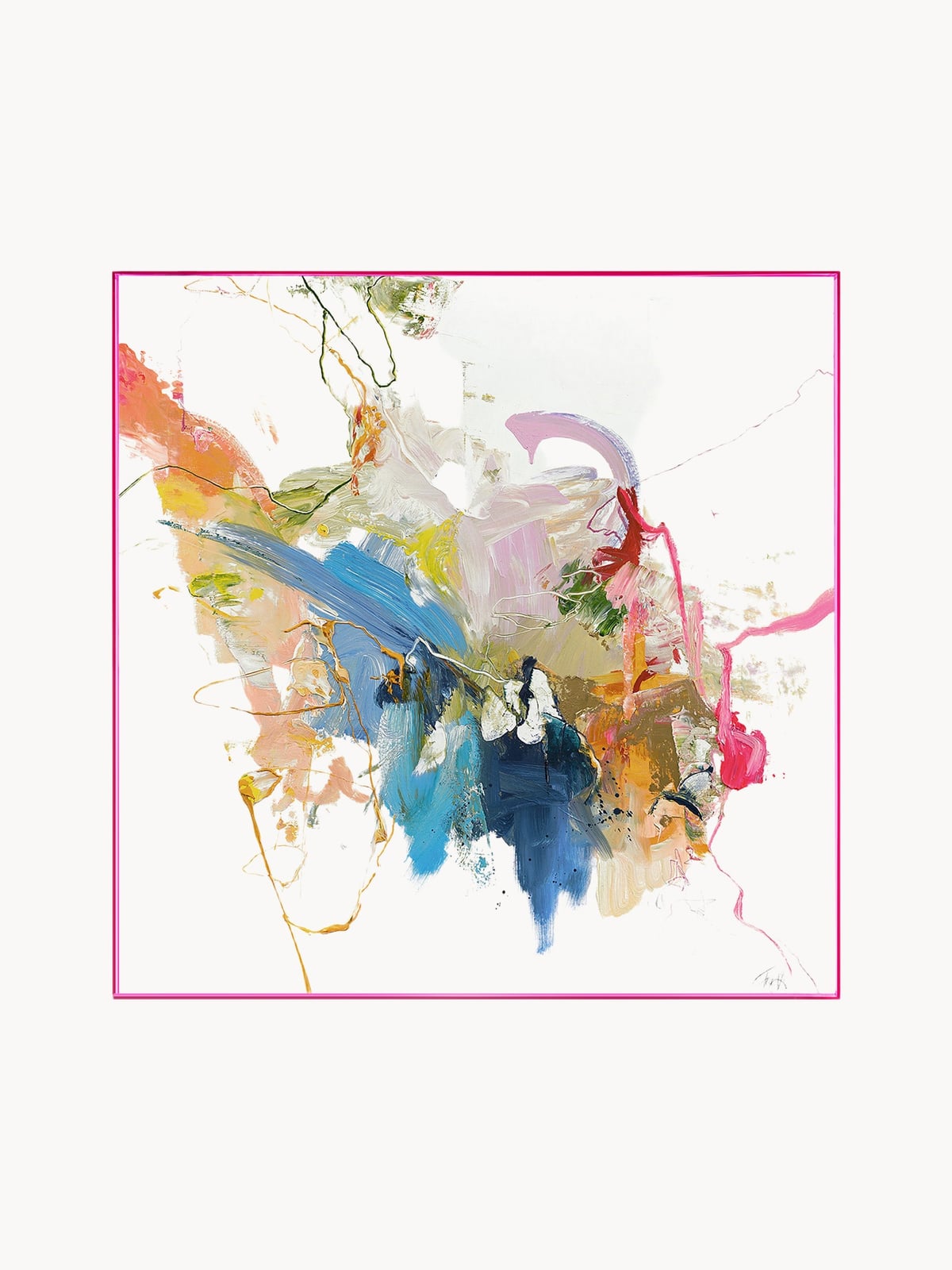Alderton Hand-Embellished Canvas Print Confidential