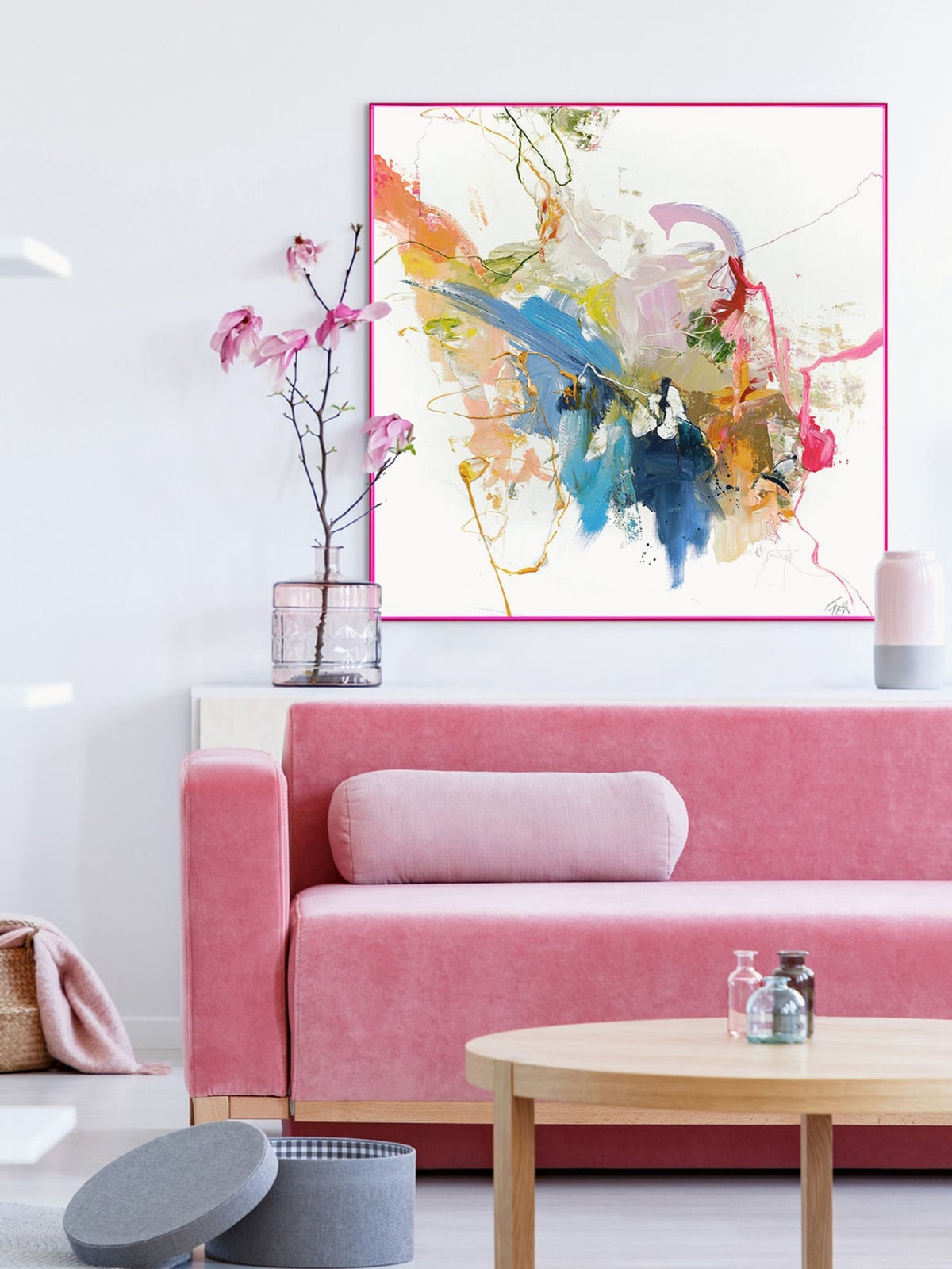 Alderton Hand-Embellished Canvas Print Confidential