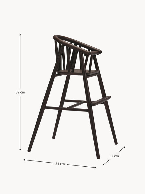 Aldon Kids Handmade Oak Wood High Chair