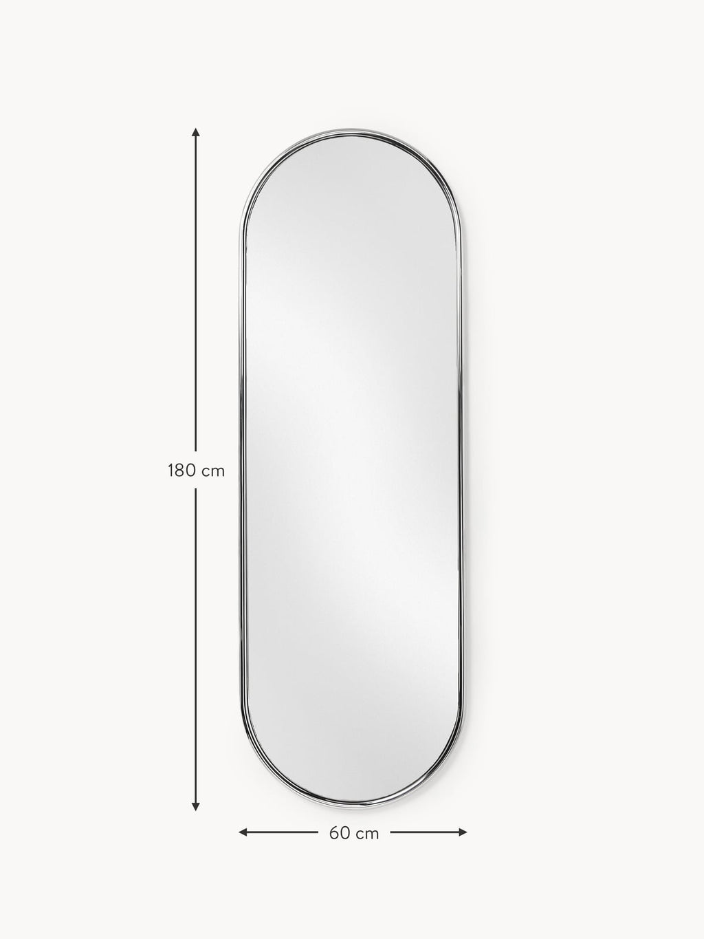 Aldon Oval Full-Length Mirror