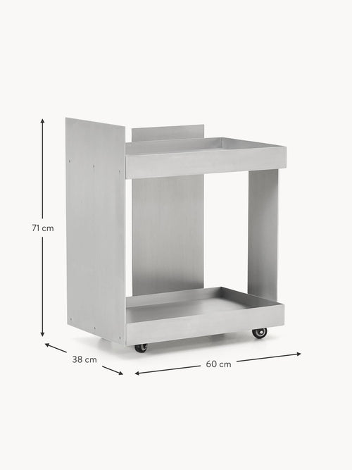 Alnmouth Metal Serving Trolley