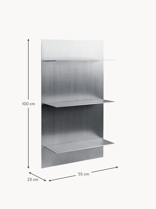 Alnmouth Metal Wall Shelf