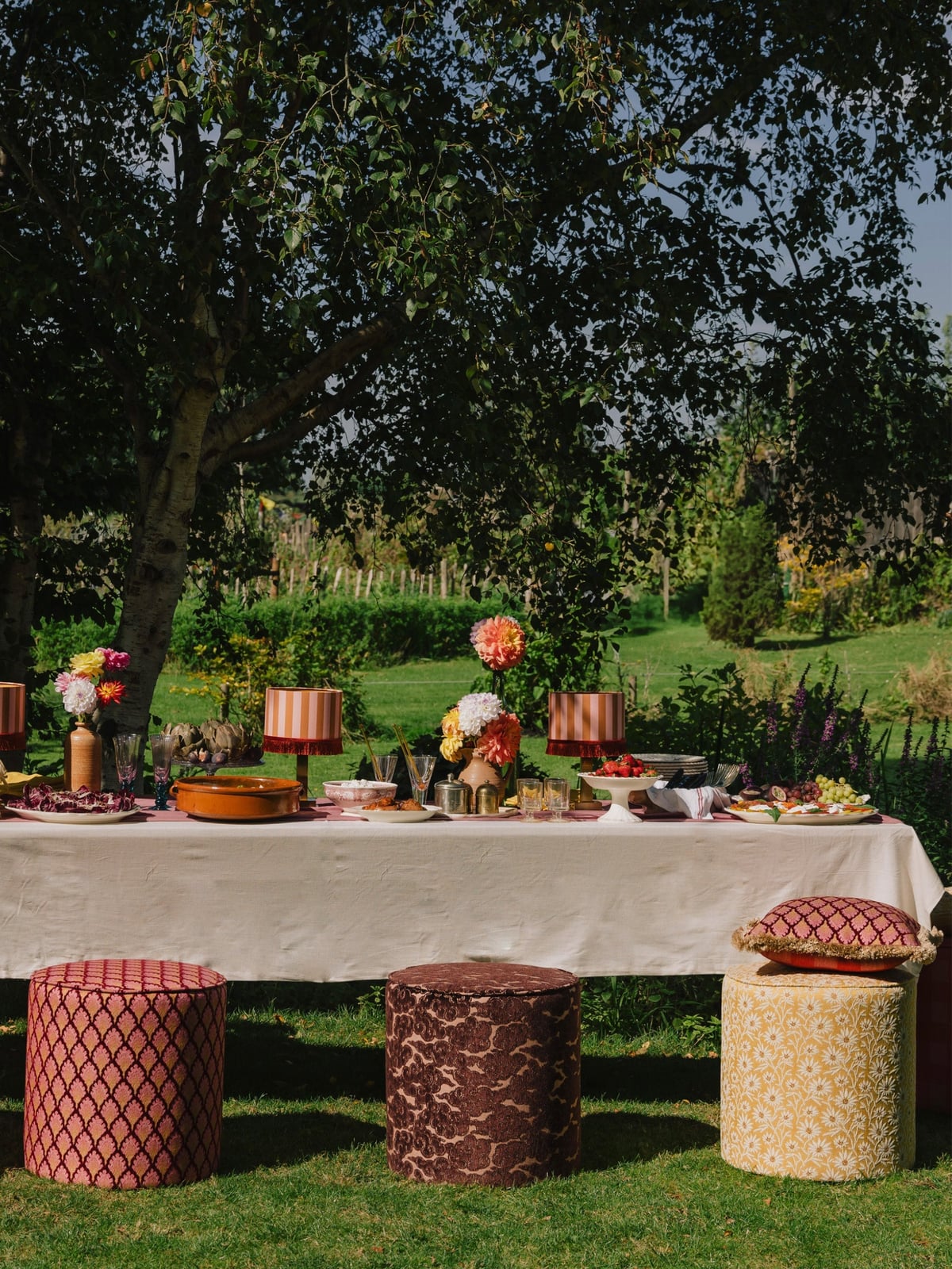 Amberley Handmade Outdoor Pouf