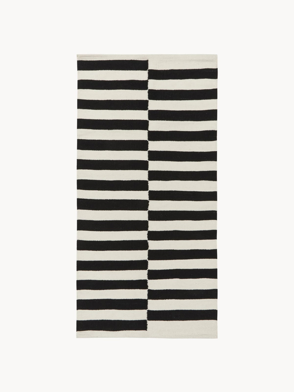 Ansdell Hand-Woven Kelim Rug with Stripes