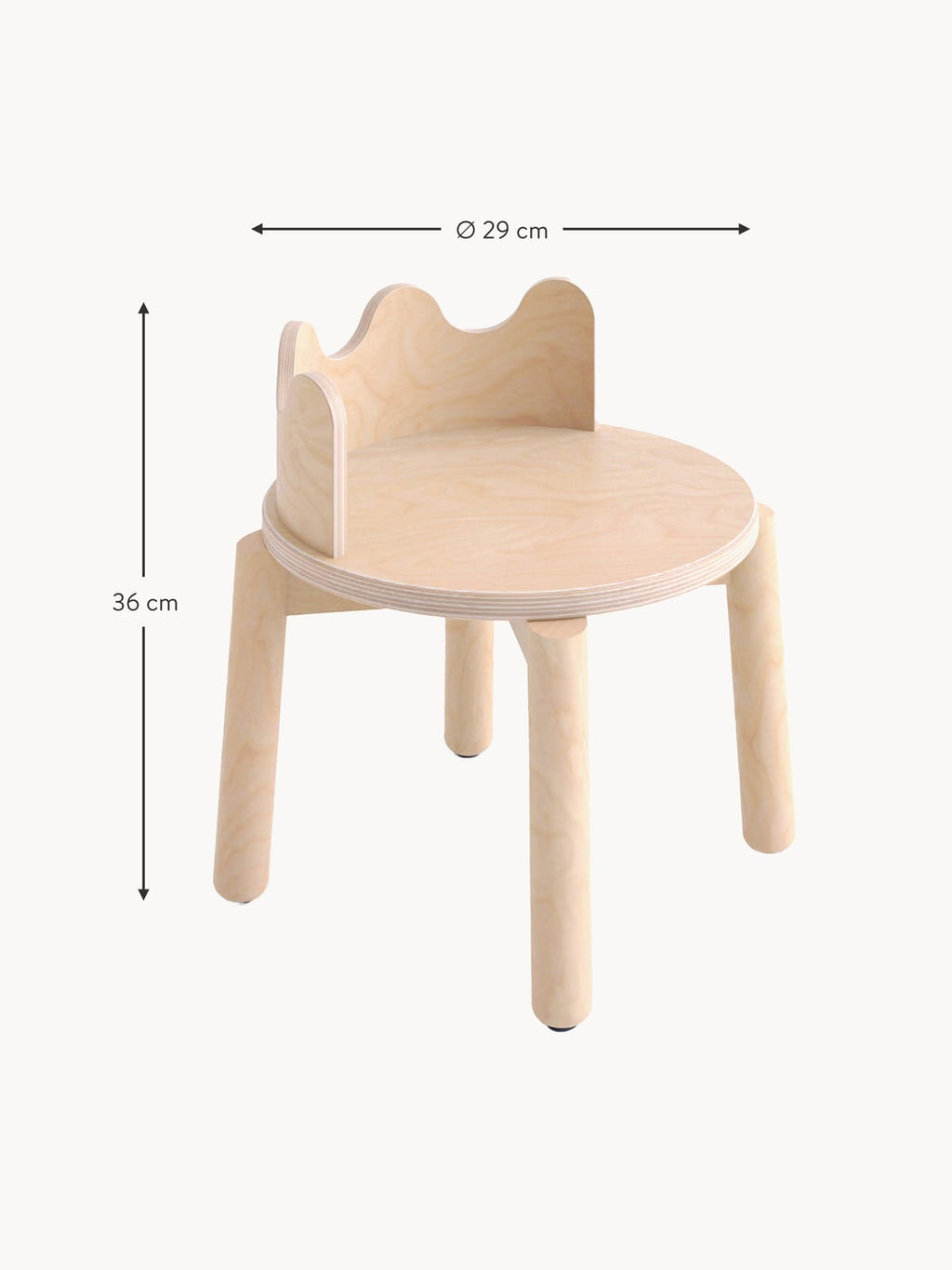 Ansdell Kids Handmade Chairs, Set of 2