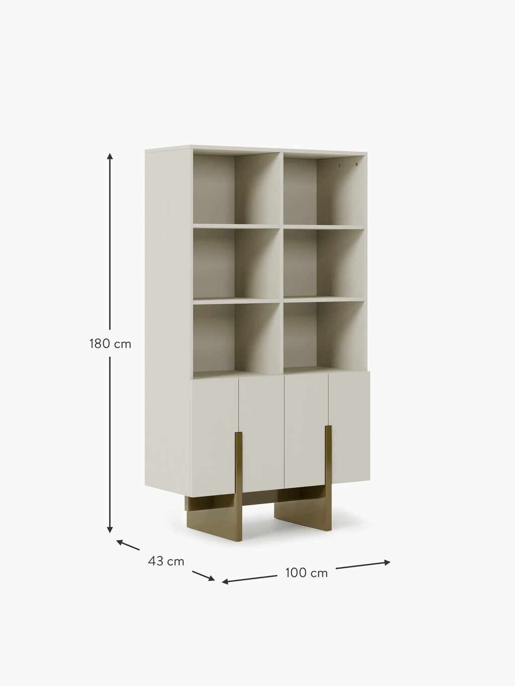 Ansdell Large Wooden Highboard