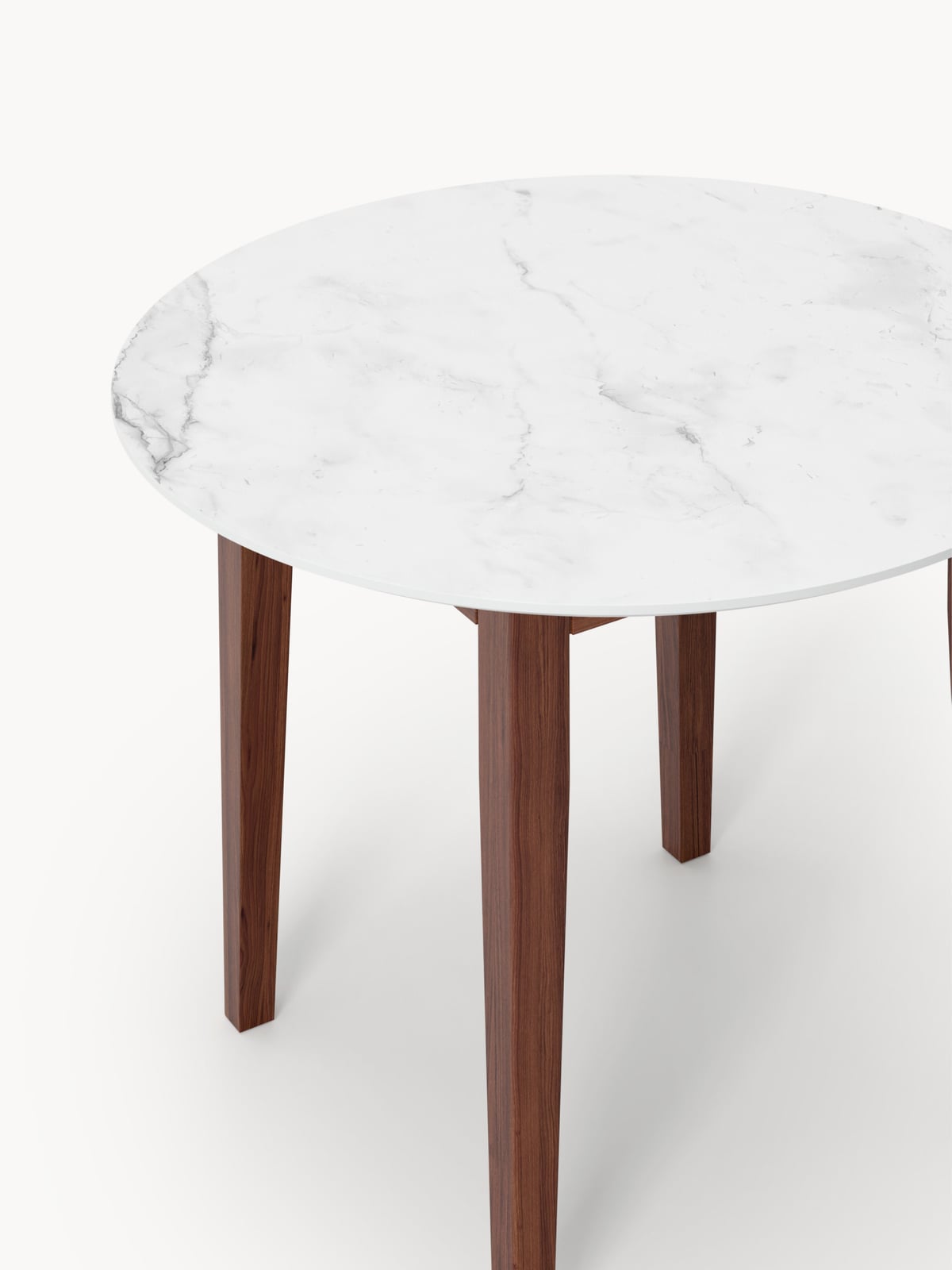 Ansdell Round Marble Effect Dining Table, in various sizes