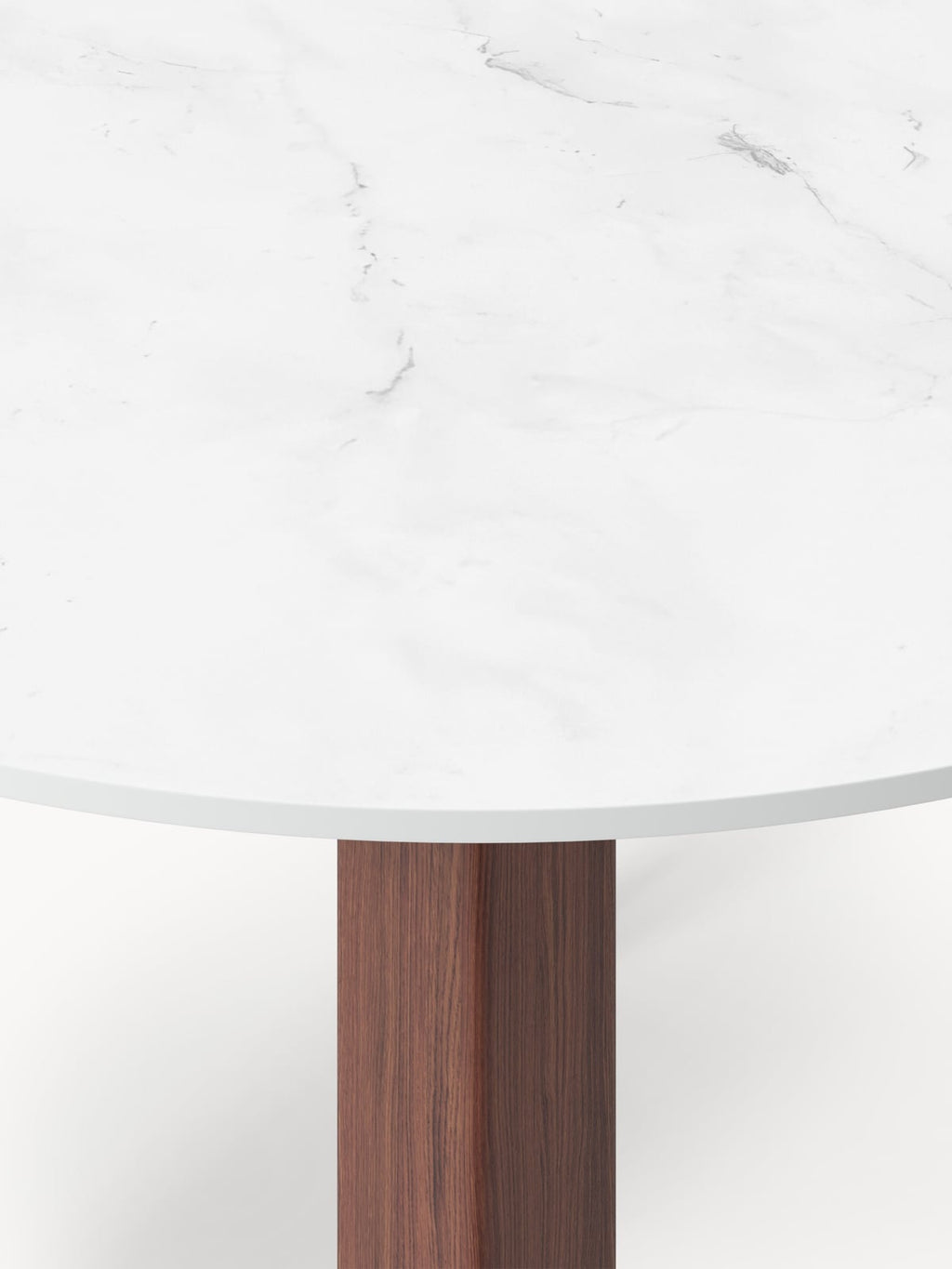 Ansdell Round Marble Effect Dining Table, in various sizes