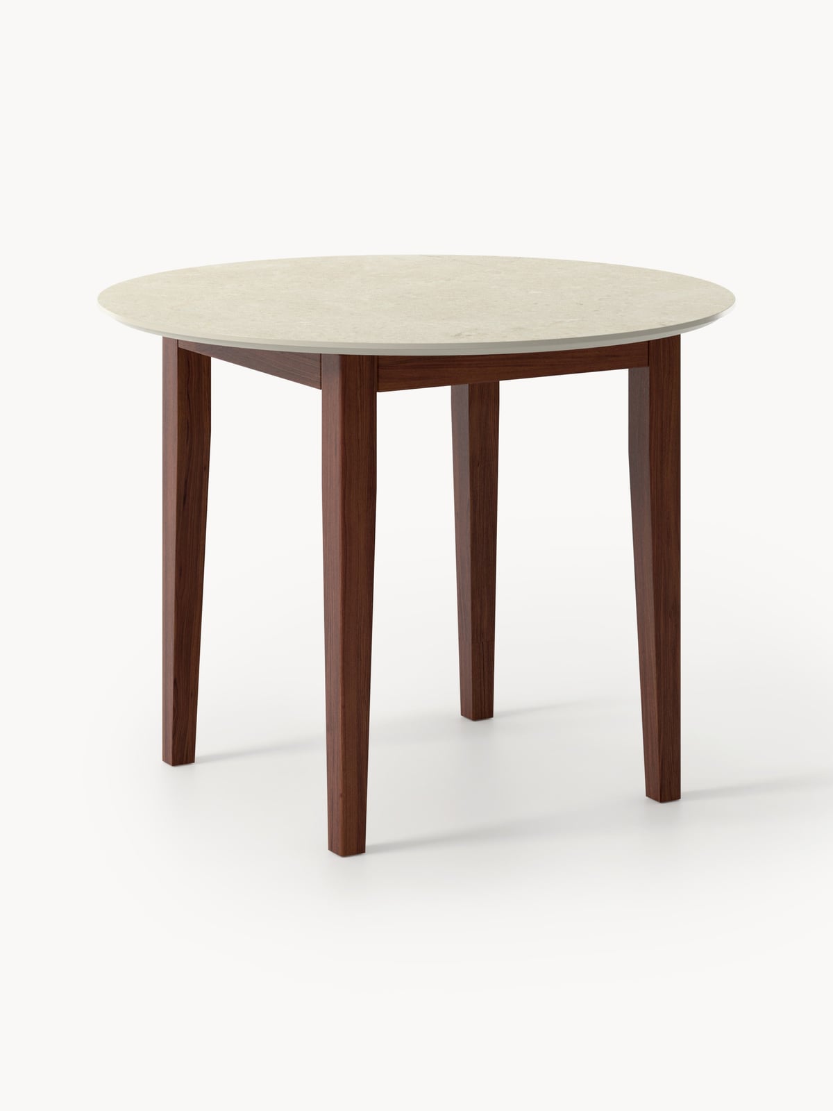 Ansdell Round Travertine Effect Dining Table, in various sizes