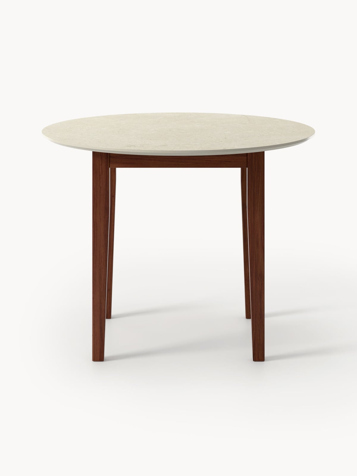 Ansdell Round Travertine Effect Dining Table, in various sizes