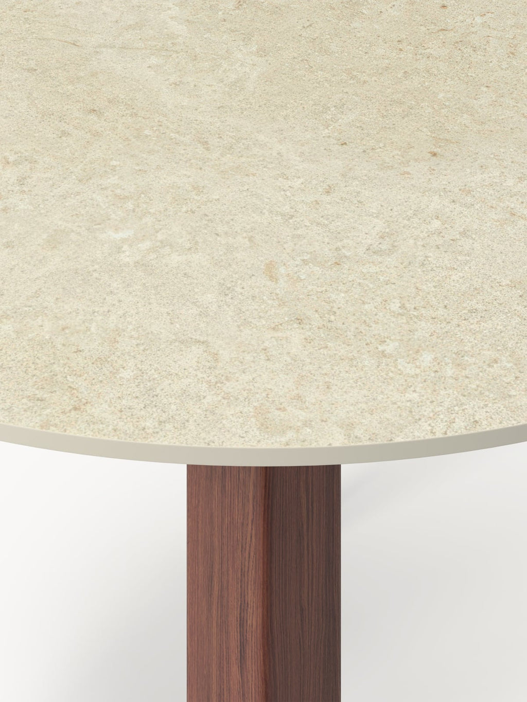 Ansdell Round Travertine Effect Dining Table, in various sizes