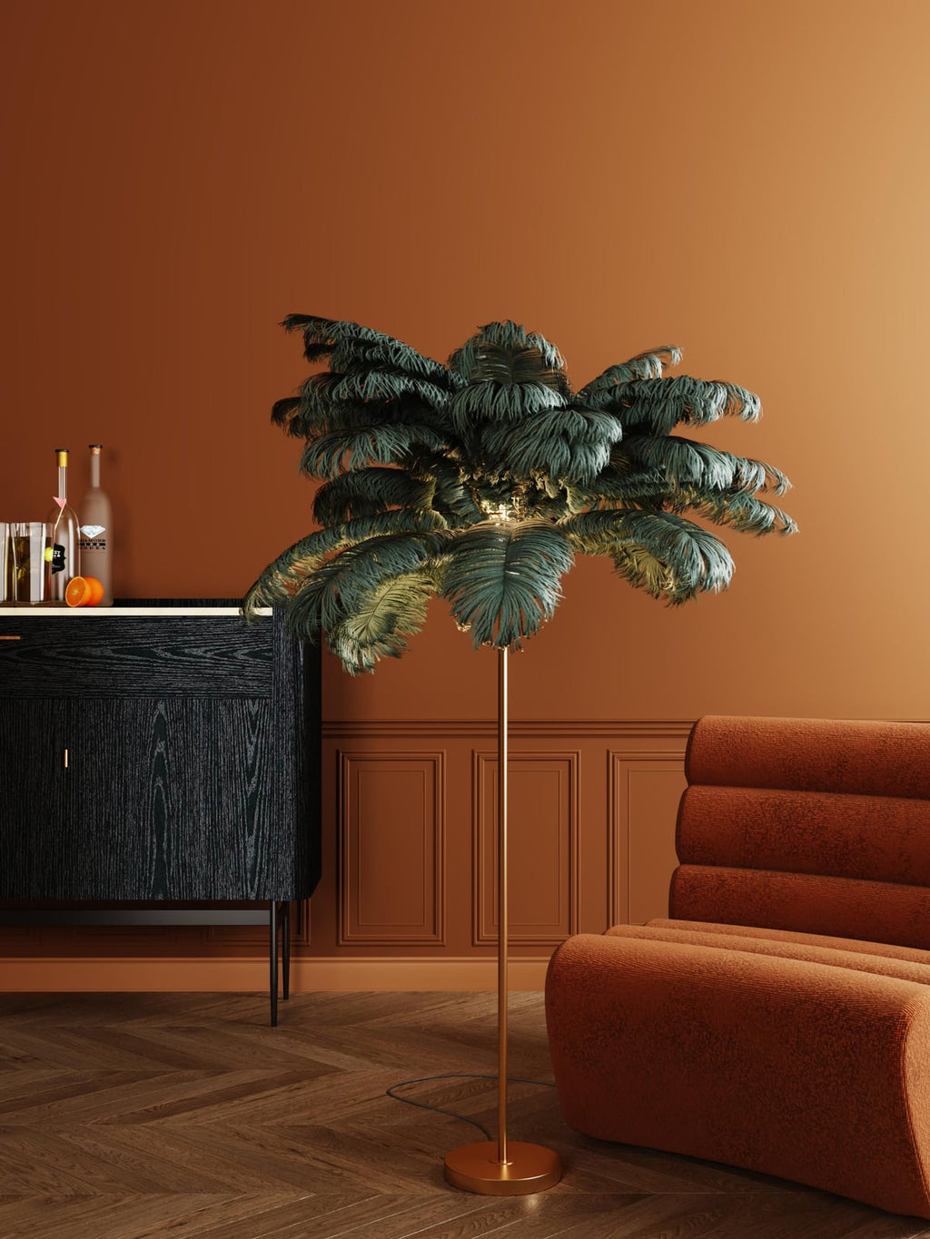 Arundel Floor Lamp Feather