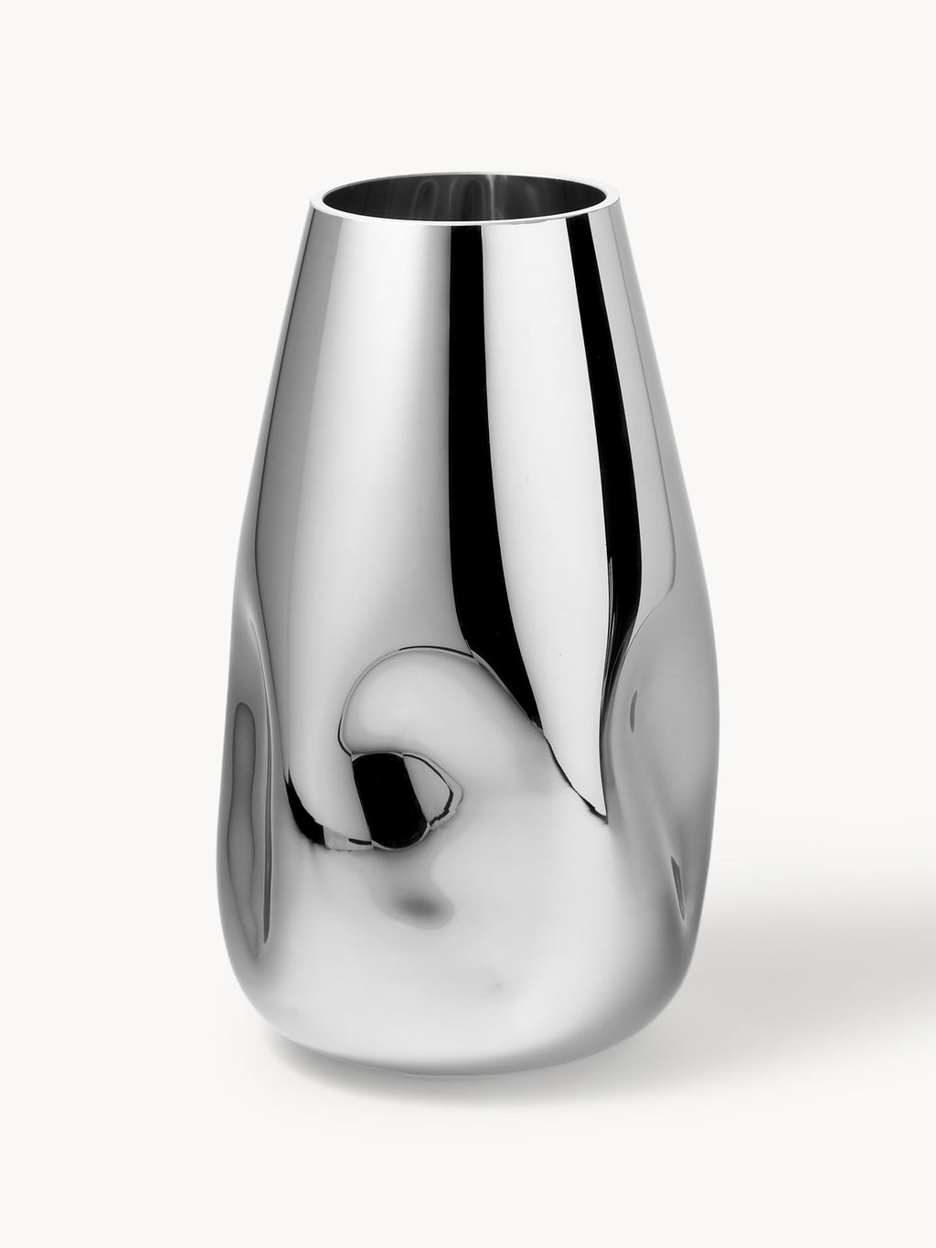 Ashcombe Mirror Mouth-Blown Glass Vase, H 35 cm