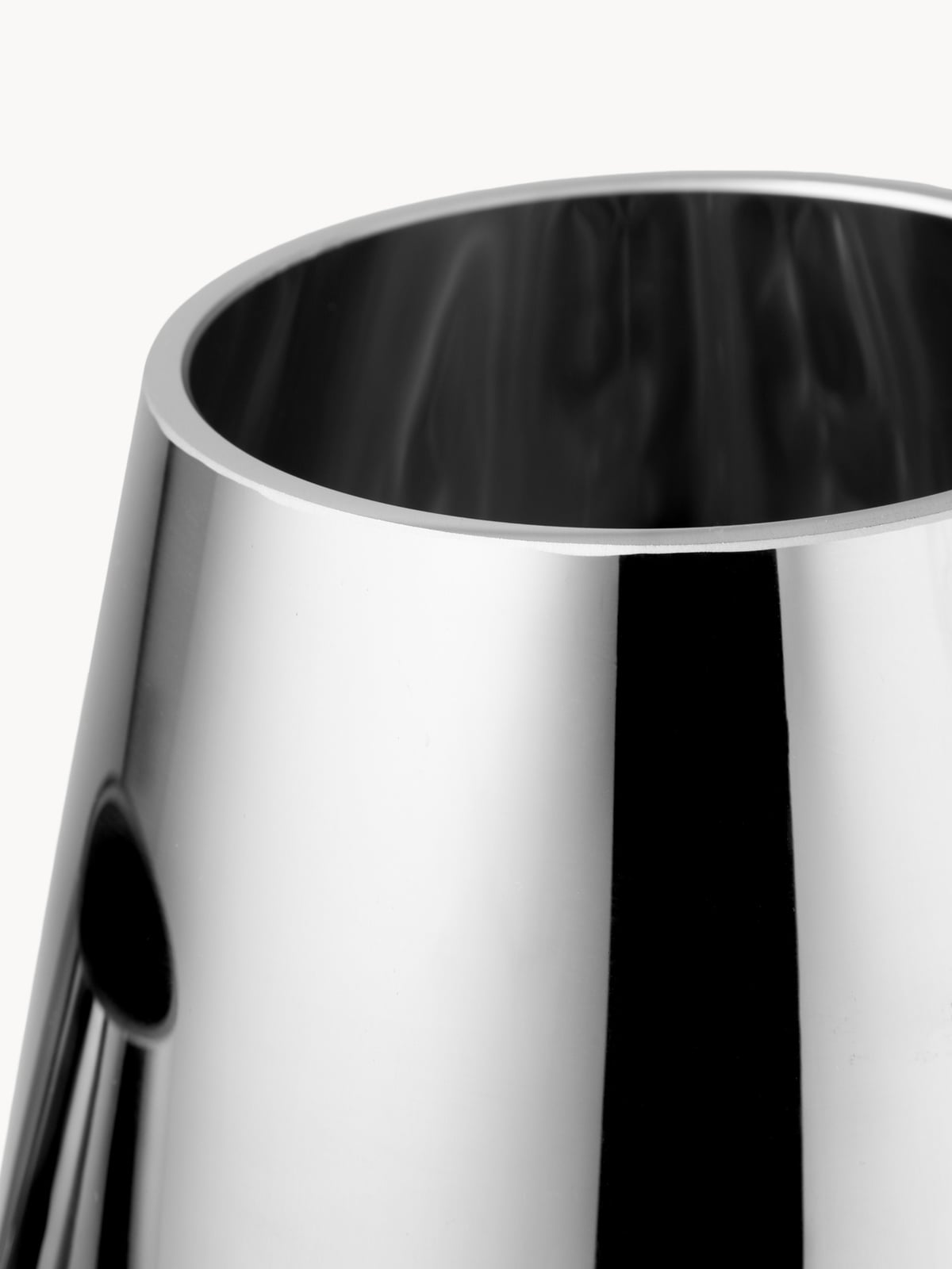 Ashcombe Mirror Mouth-Blown Glass Vase, H 35 cm
