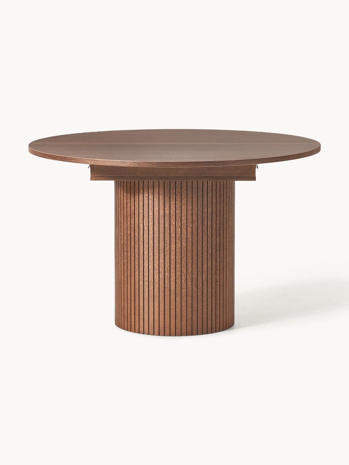 Ashley Extendable Dining Table with Groove Structure, 120 - 160 x 75 cm