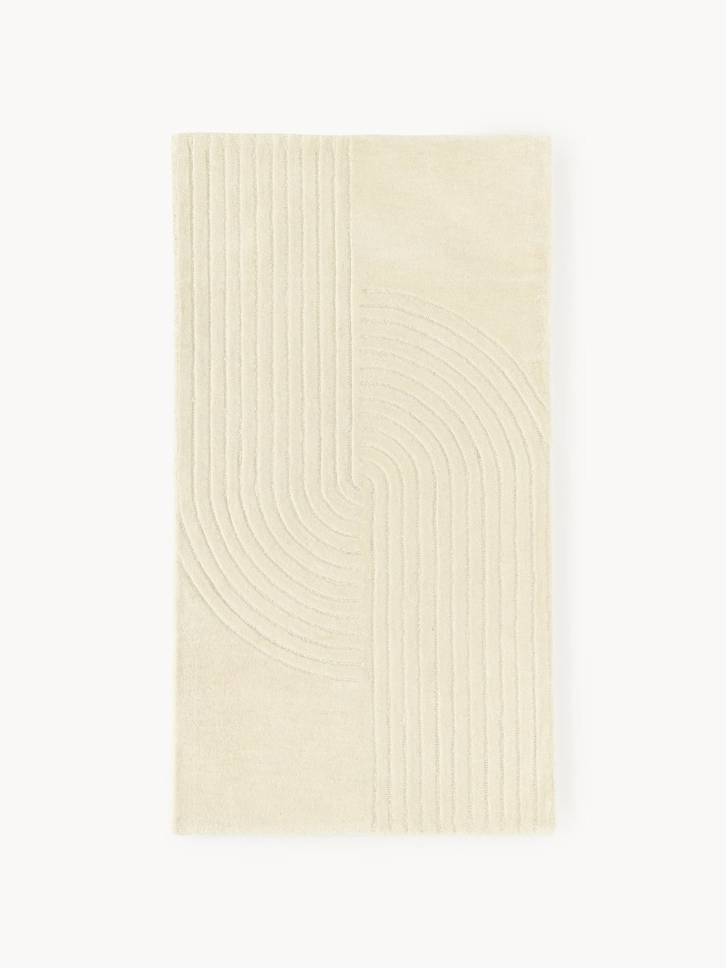 Ashley High-Low Wool Rug, Hand-Tufted