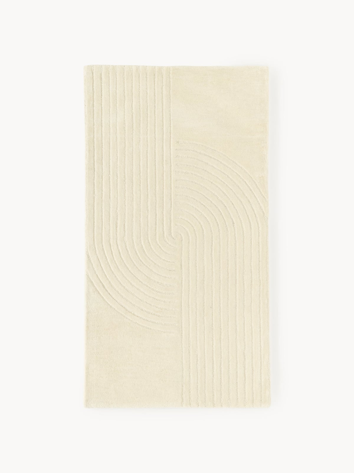 Ashley High-Low Wool Rug, Hand-Tufted