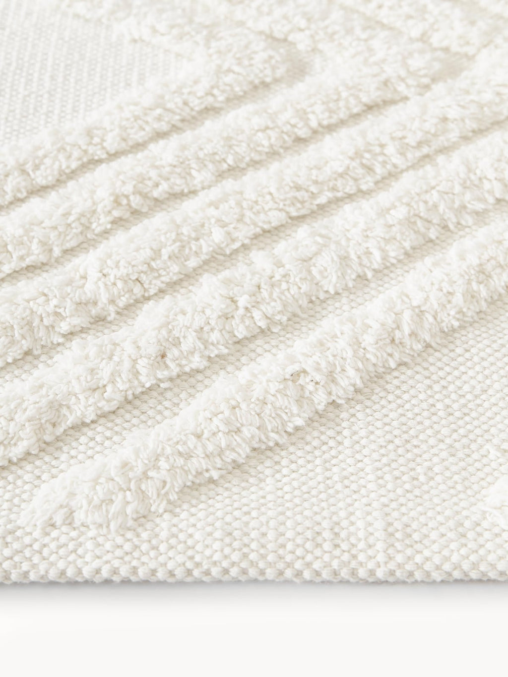 Bardsey High-Low Cotton Rug Ziggy, Hand-Woven