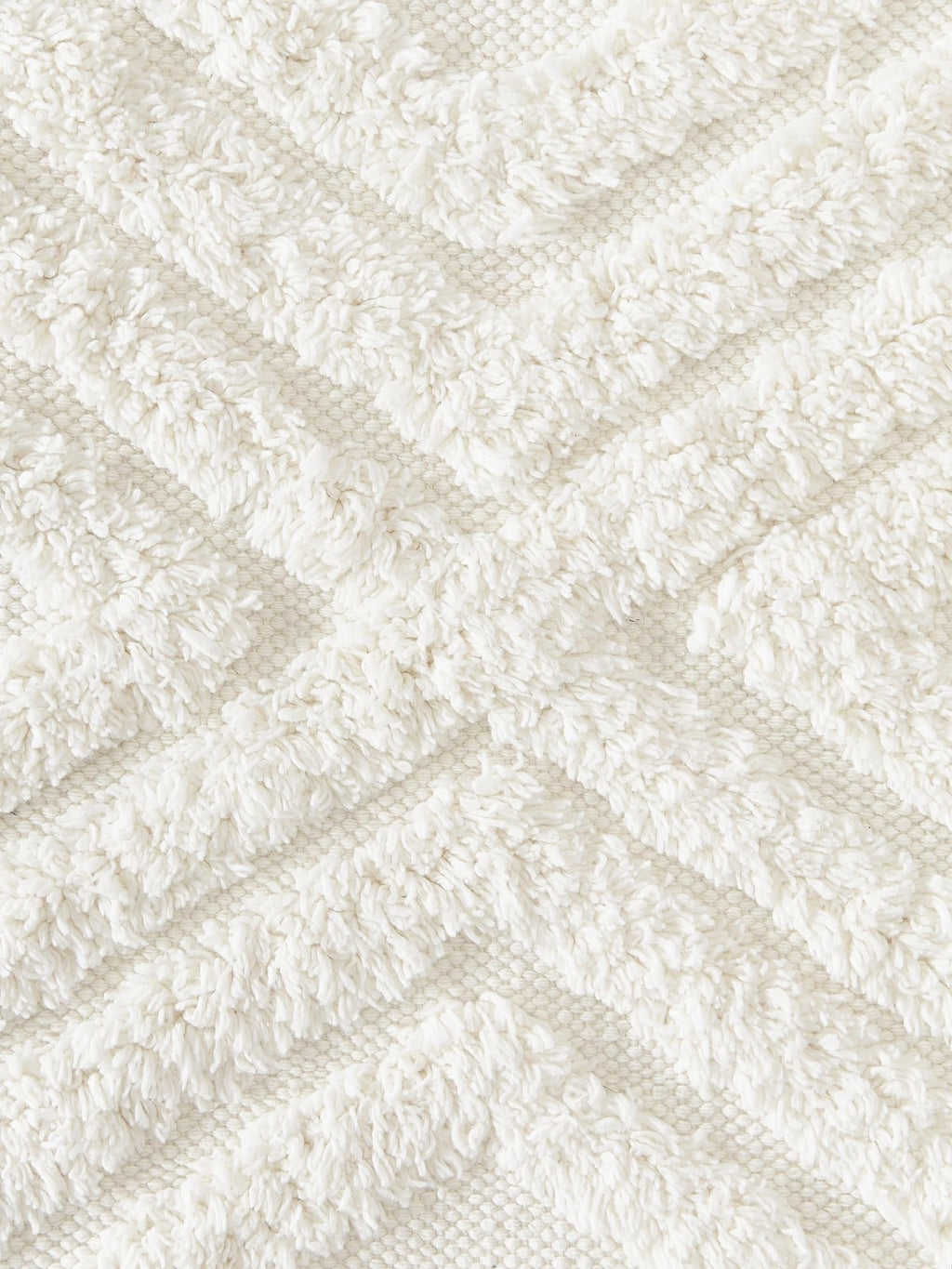 Bardsey High-Low Cotton Rug Ziggy, Hand-Woven