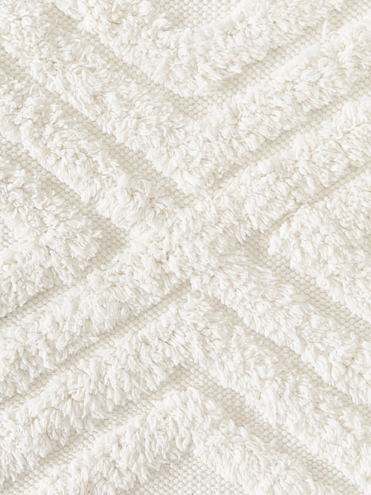 Bardsey High-Low Cotton Rug Ziggy, Hand-Woven