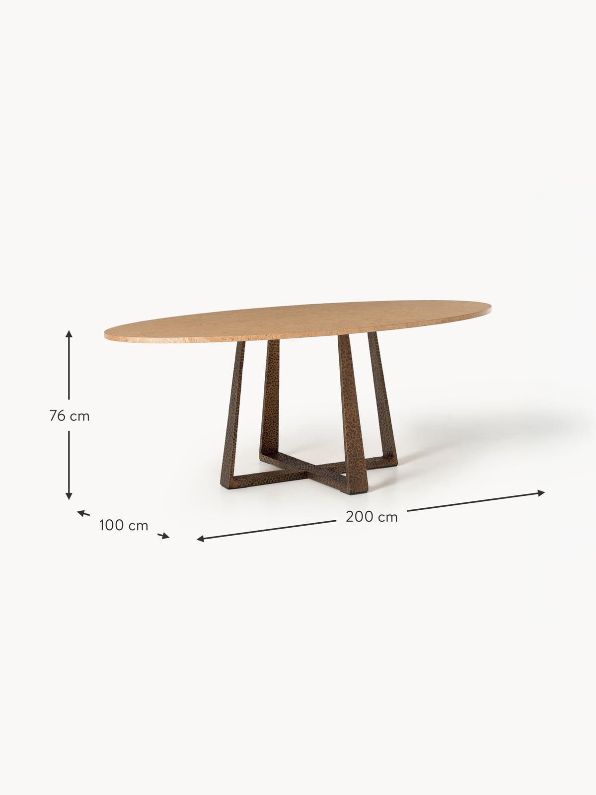 Bardsey Oval Dining Table, in various sizes