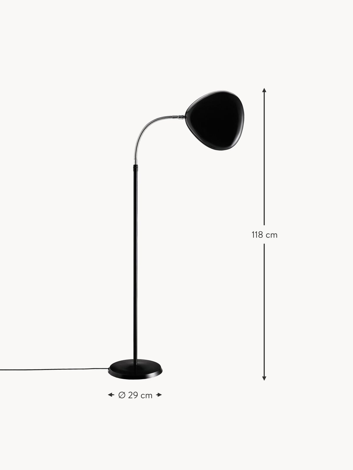 Barlow Small Adjustable Floor Lamp