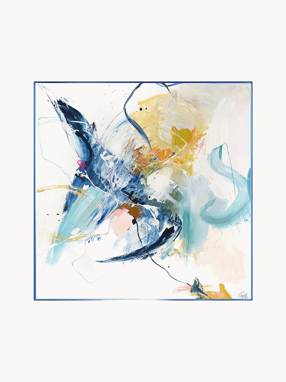 Beckwith Hand-Embellished Canvas Print Confidential