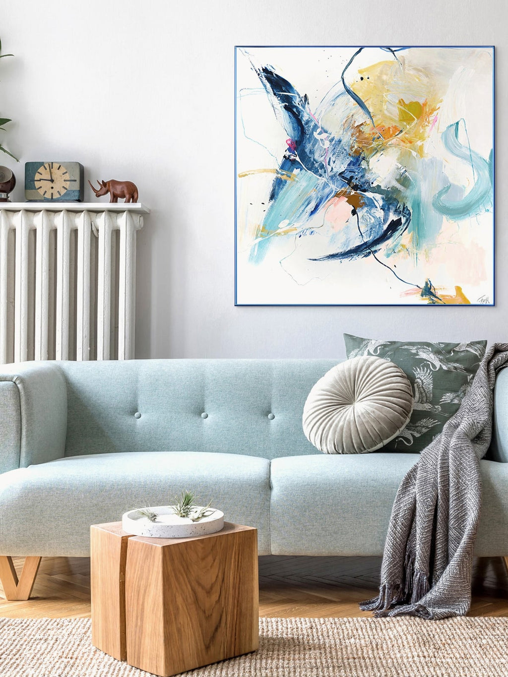 Beckwith Hand-Embellished Canvas Print Confidential