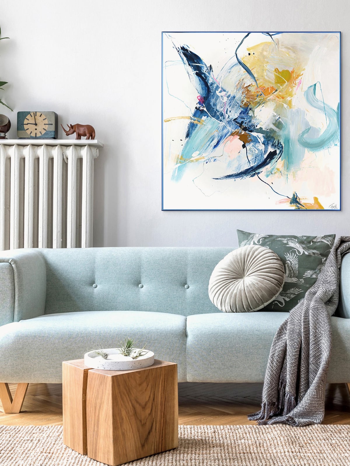 Beckwith Hand-Embellished Canvas Print Confidential