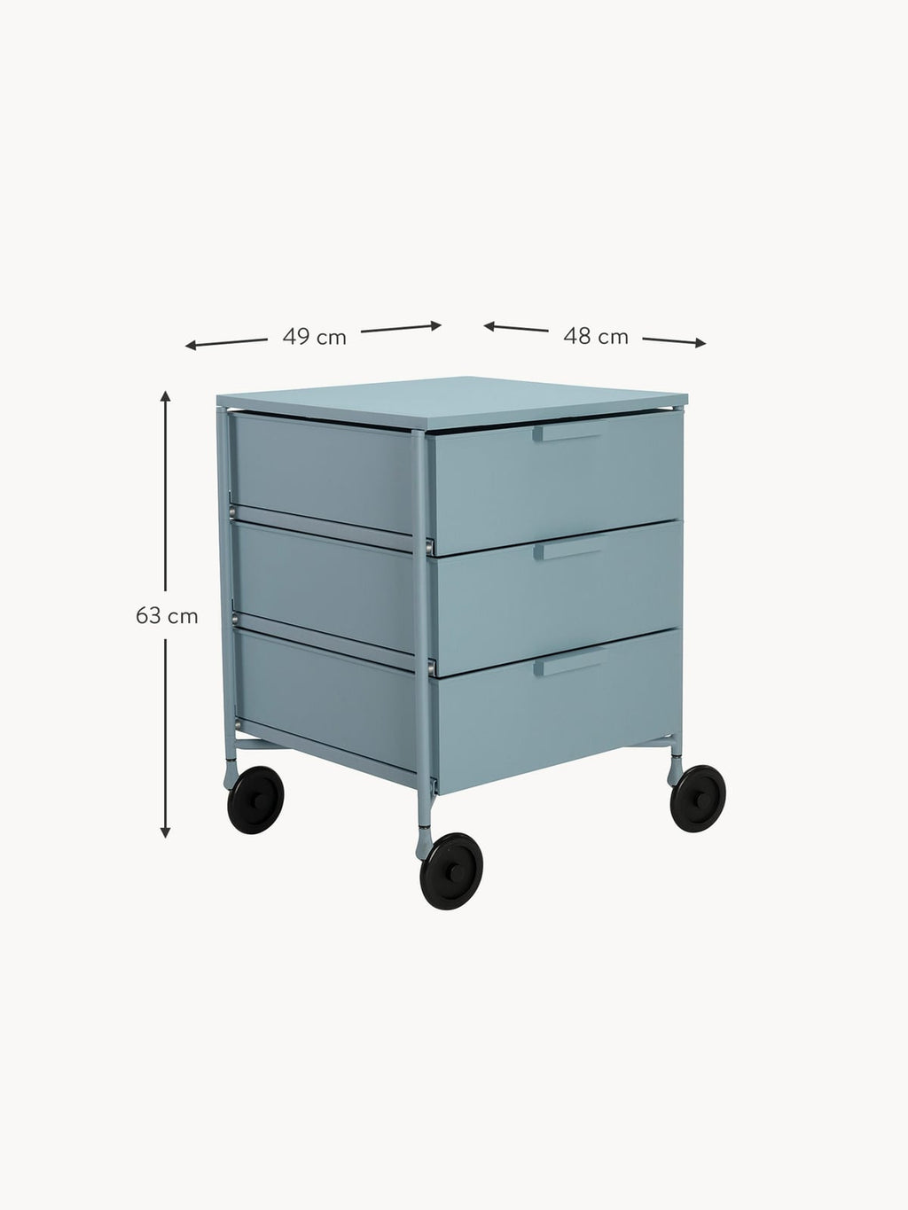 Bewcastle Roll Container with 3 Drawers