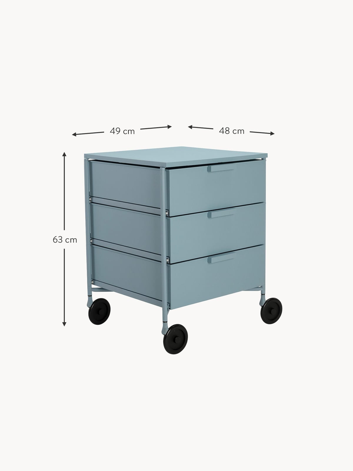 Bewcastle Roll Container with 3 Drawers
