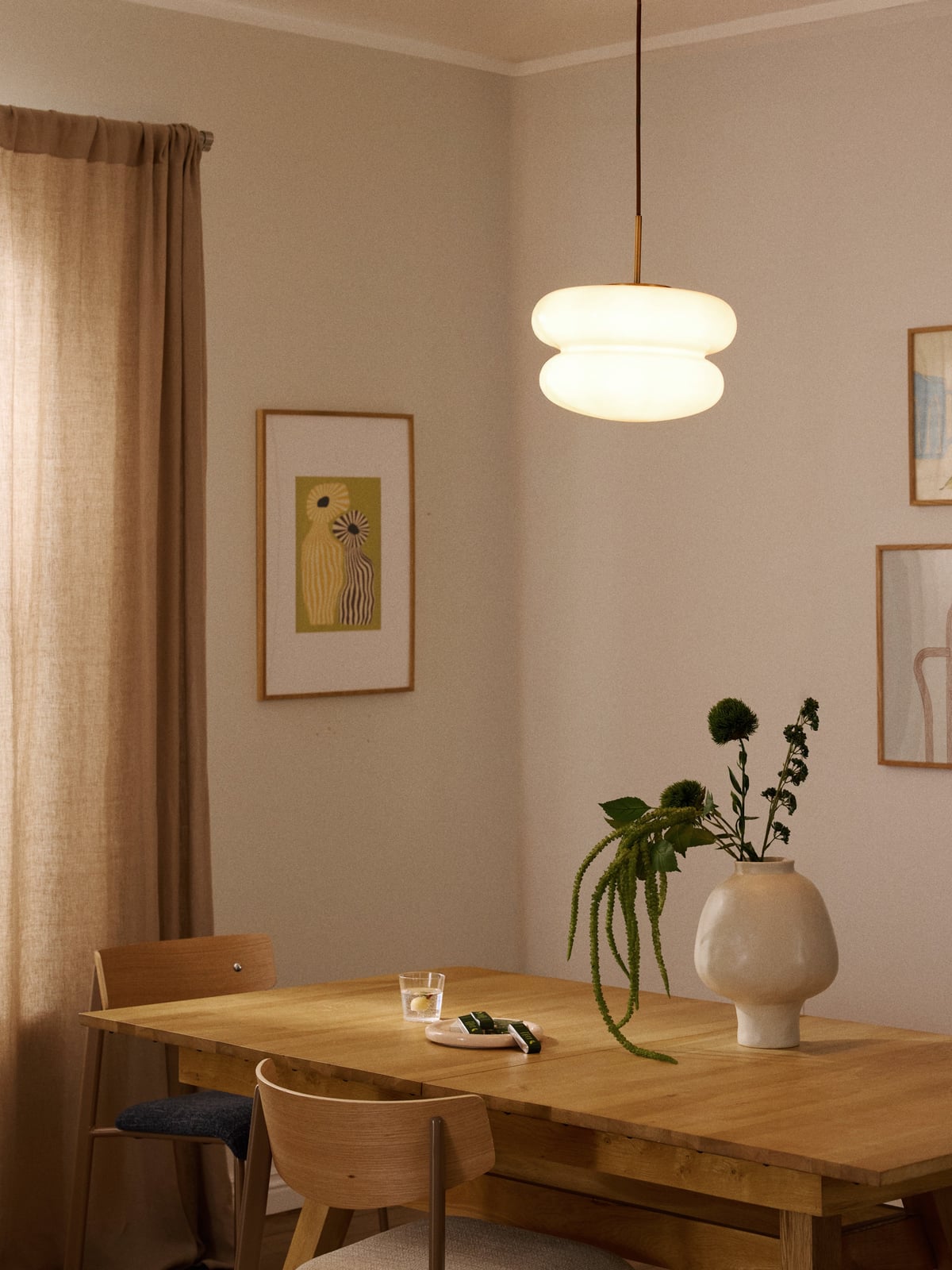 Bexley Opal Glass Pendant Light