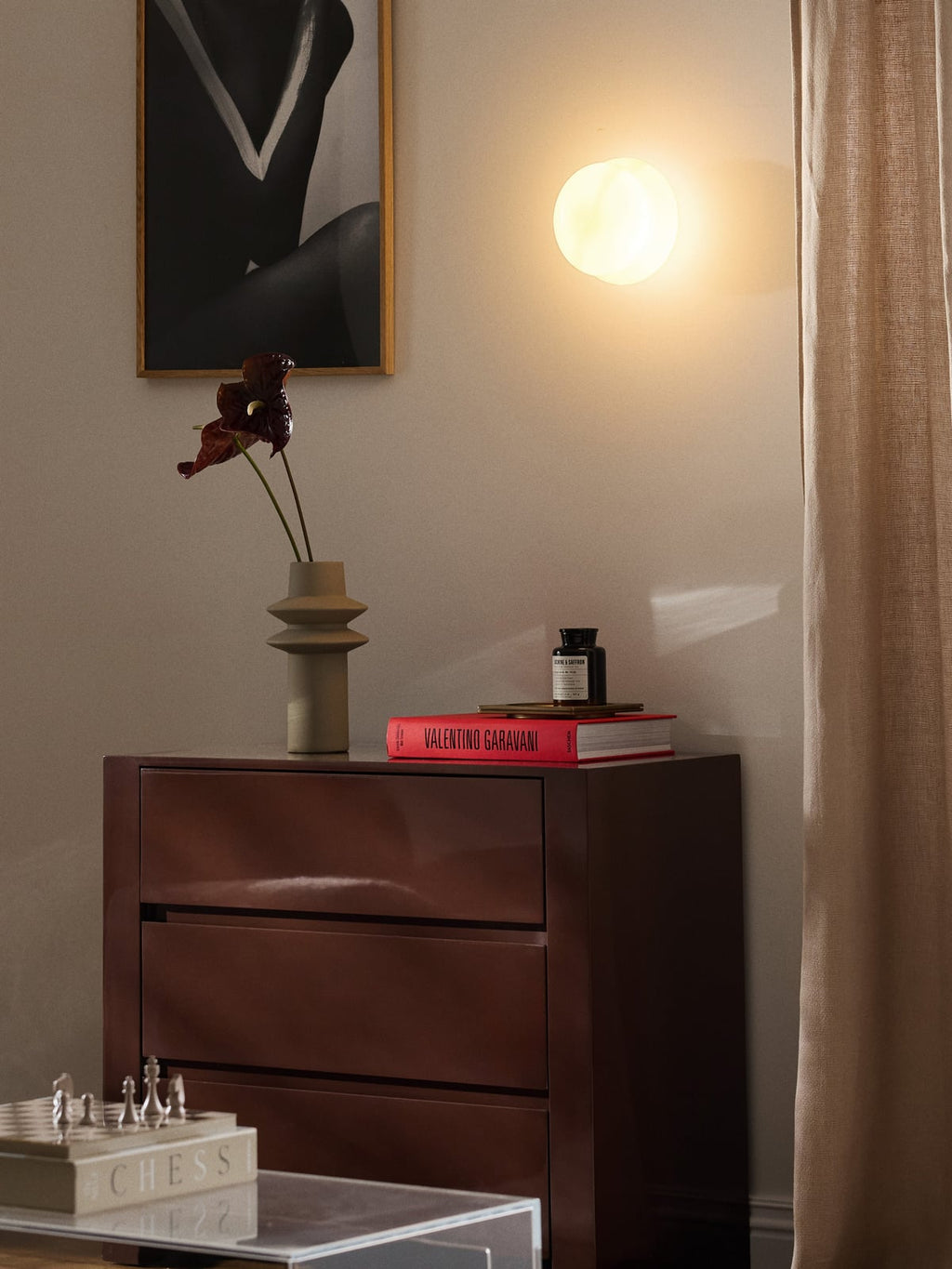 Bexley Opal Glass Wall Lamp