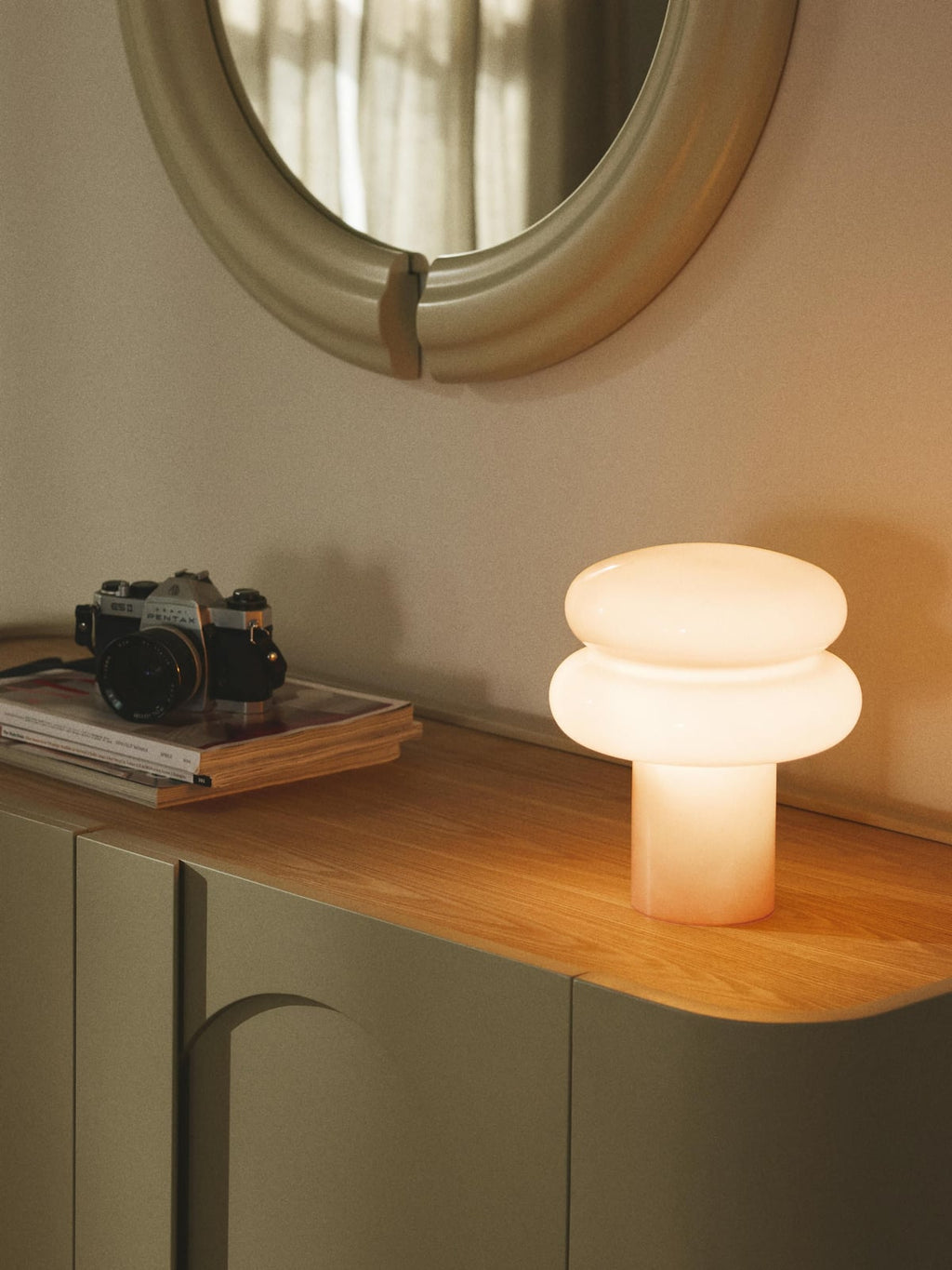 Bexley Small Opal Glass Table Lamp