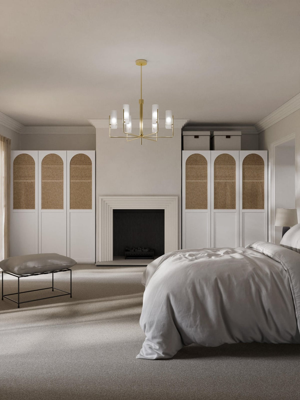 Blakeney Modular Hinged Door Wardrobe Jeanne, 150 cm Wide, in various sizes