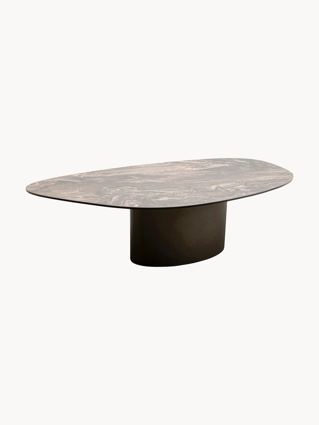 Blakeney Organic-Shaped Marble Effect Coffee Table Paso