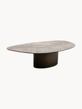 Blakeney Organic-Shaped Marble Effect Coffee Table Paso