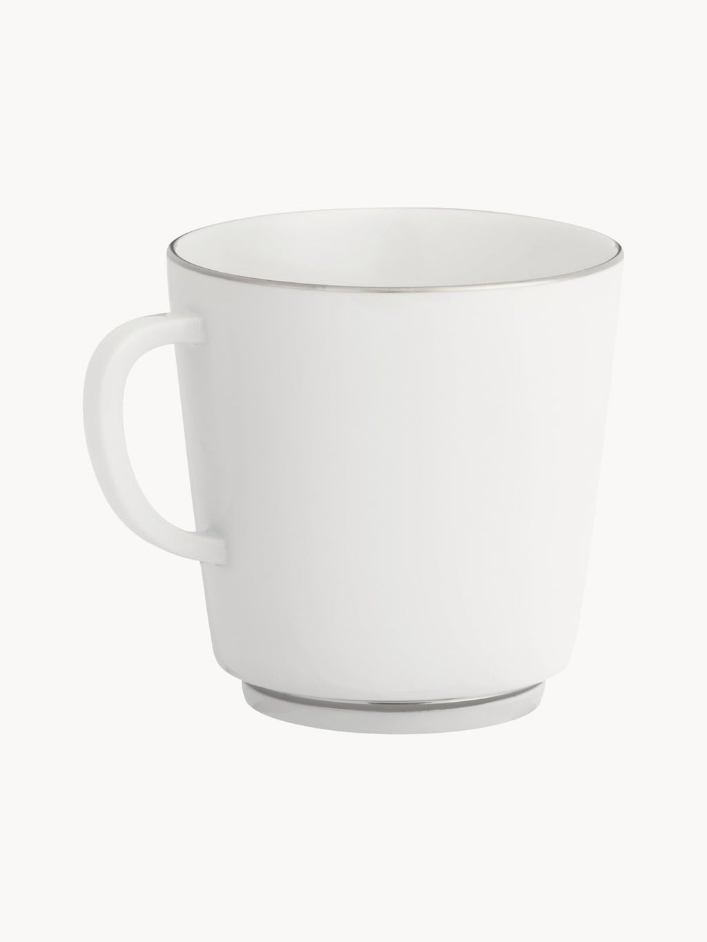 Blakeney Porcelain Vitruv Mugs with Platinum Rim, Set of 2