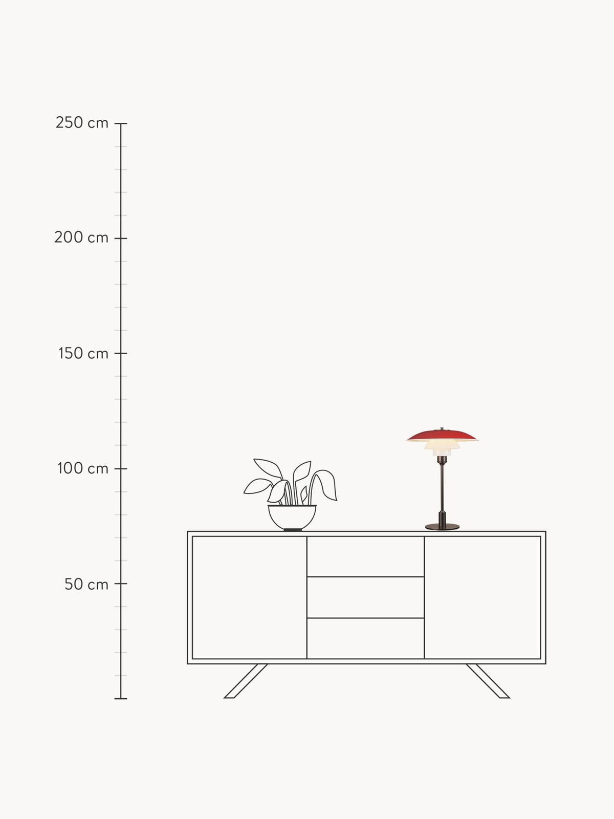 Braithwaite Large Mouth-Blown Table Lamp PH 3/5