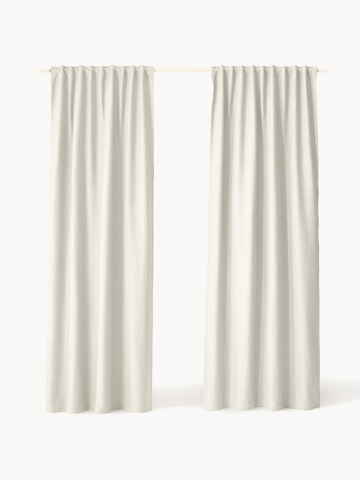 Braithwaite Opaque Multi-Band Curtains, Set of 2, W 130 cm