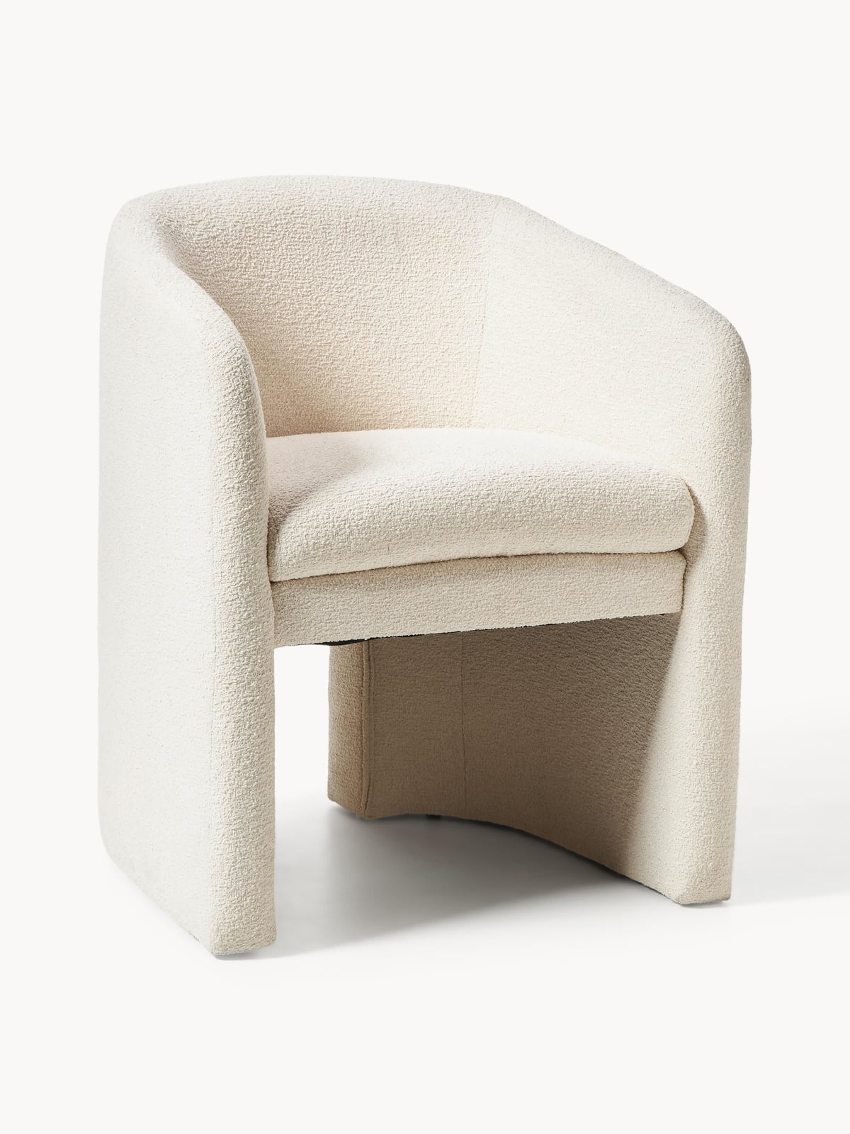 Bramley Bouclé Dining Chair with Armrests