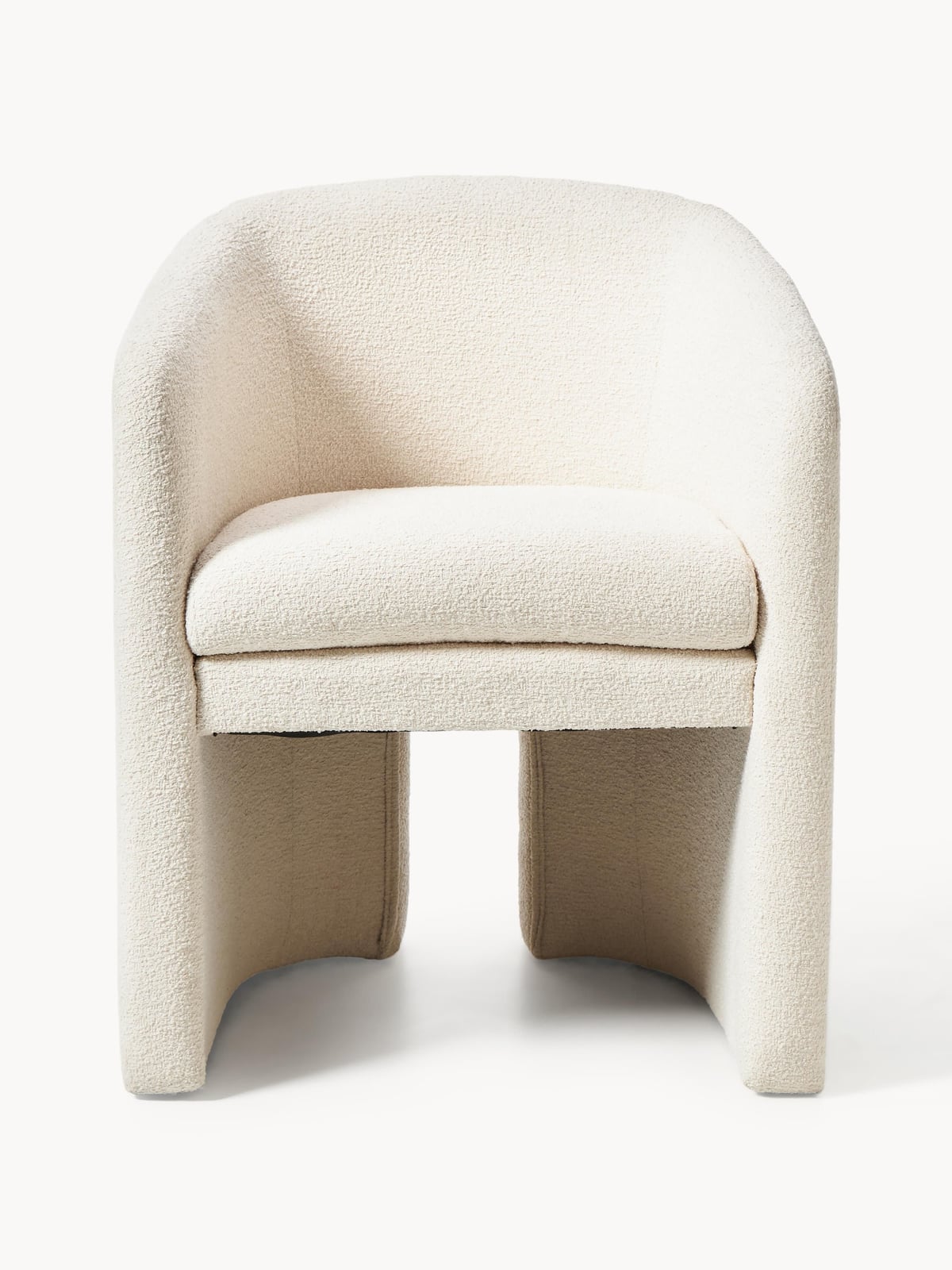 Bramley Bouclé Dining Chair with Armrests