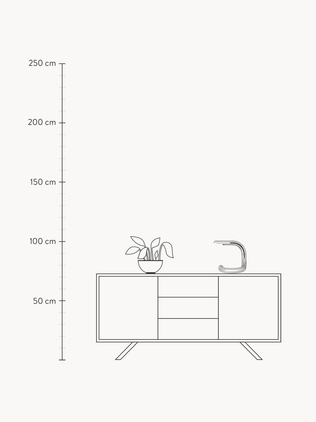 Burnham Small Adjustable Table Lamp