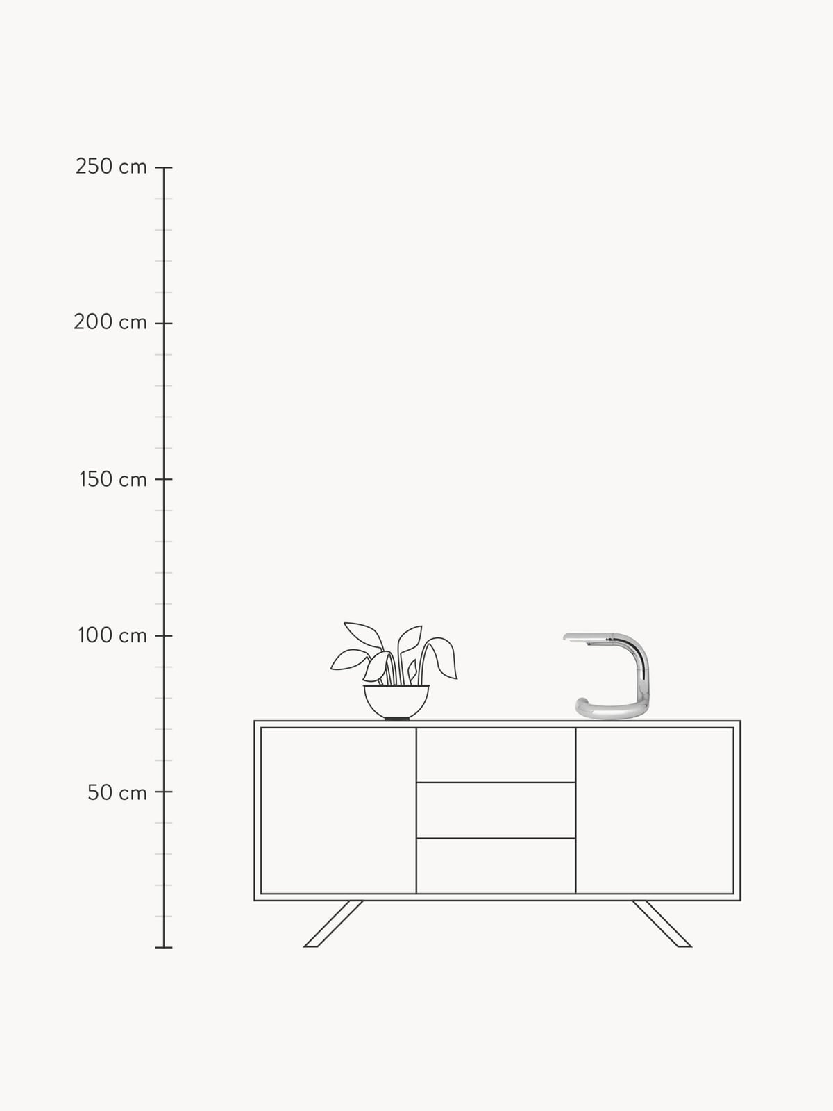 Burnham Small Adjustable Table Lamp