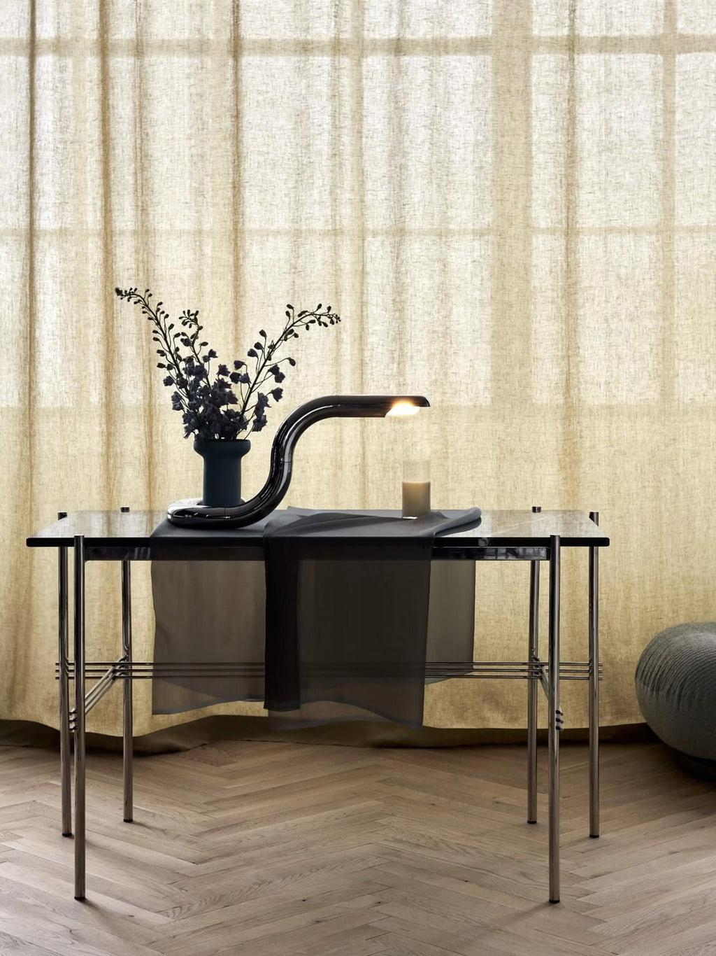 Burnham Small Adjustable Table Lamp