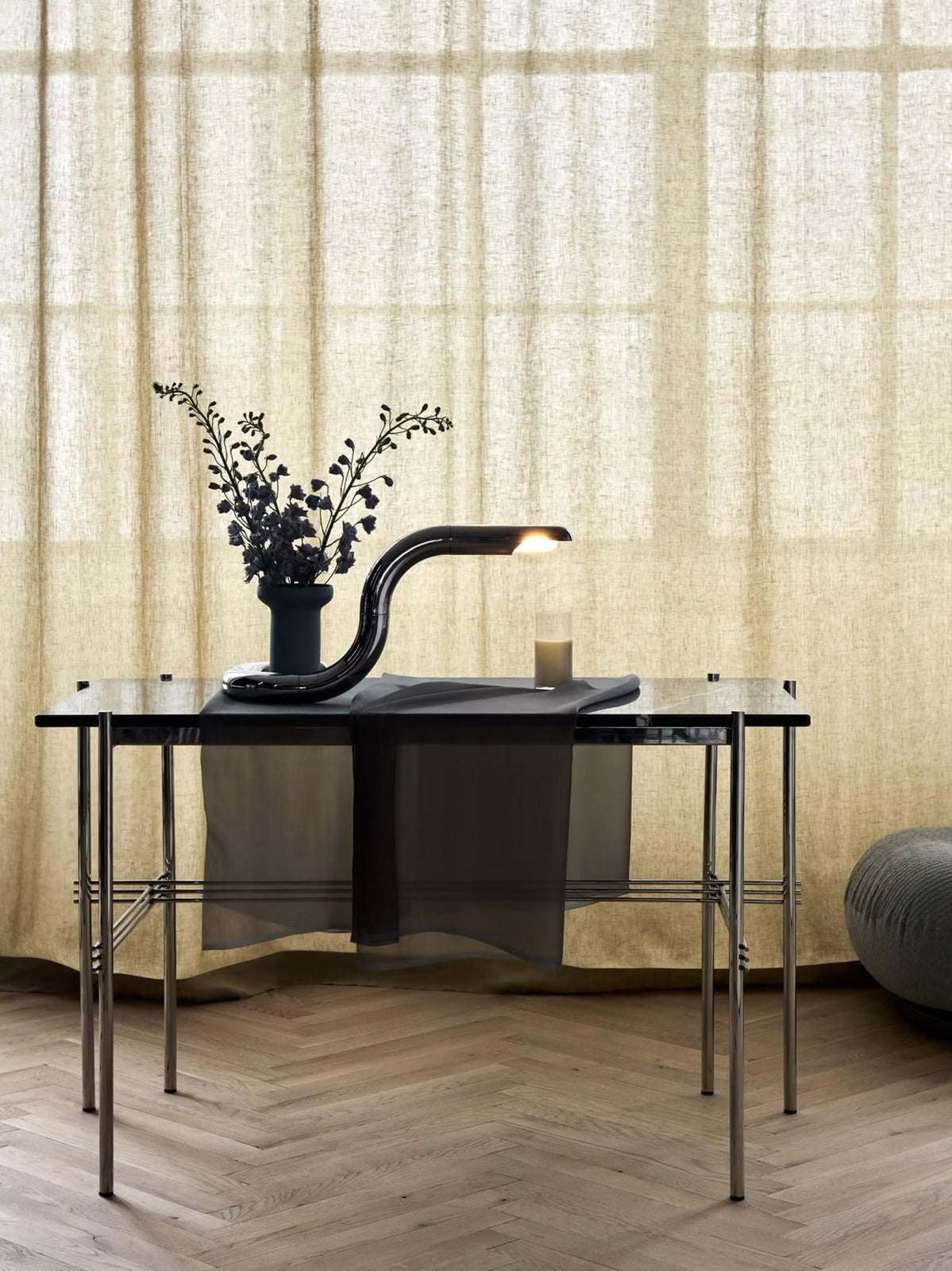 Burnham Small Adjustable Table Lamp