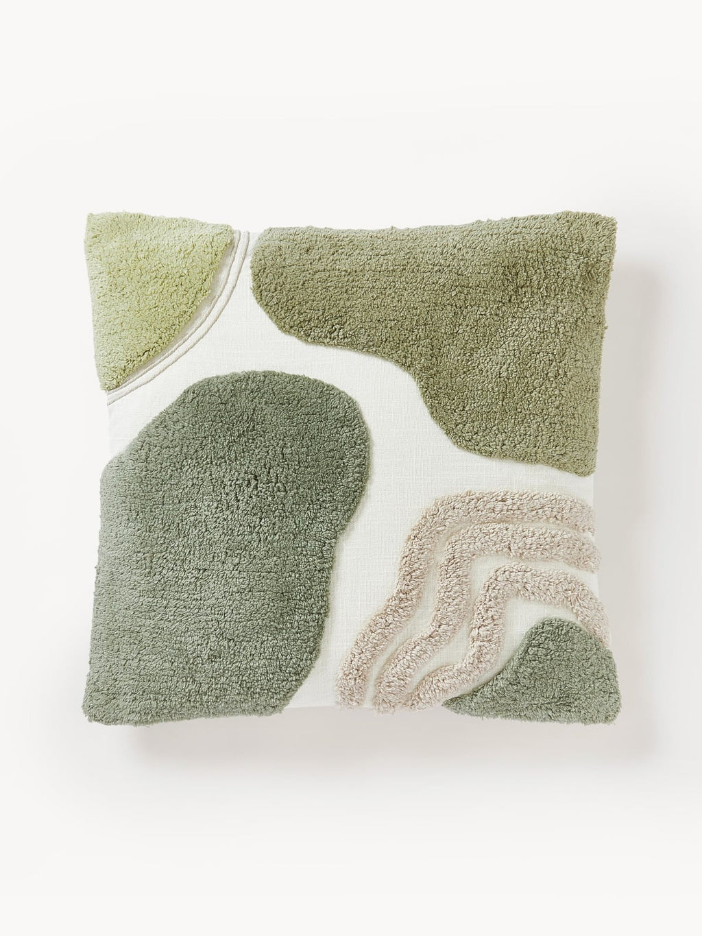 Cawdor Hand-Tufted Cushion Cover with Decorations