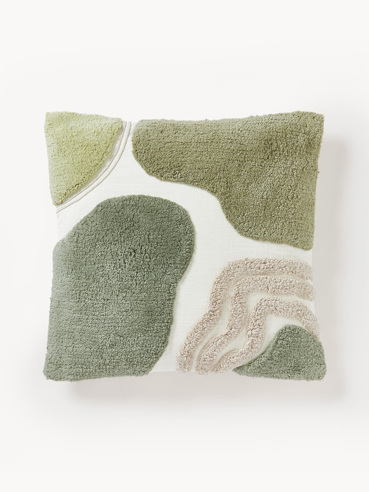 Cawdor Hand-Tufted Cushion Cover with Decorations