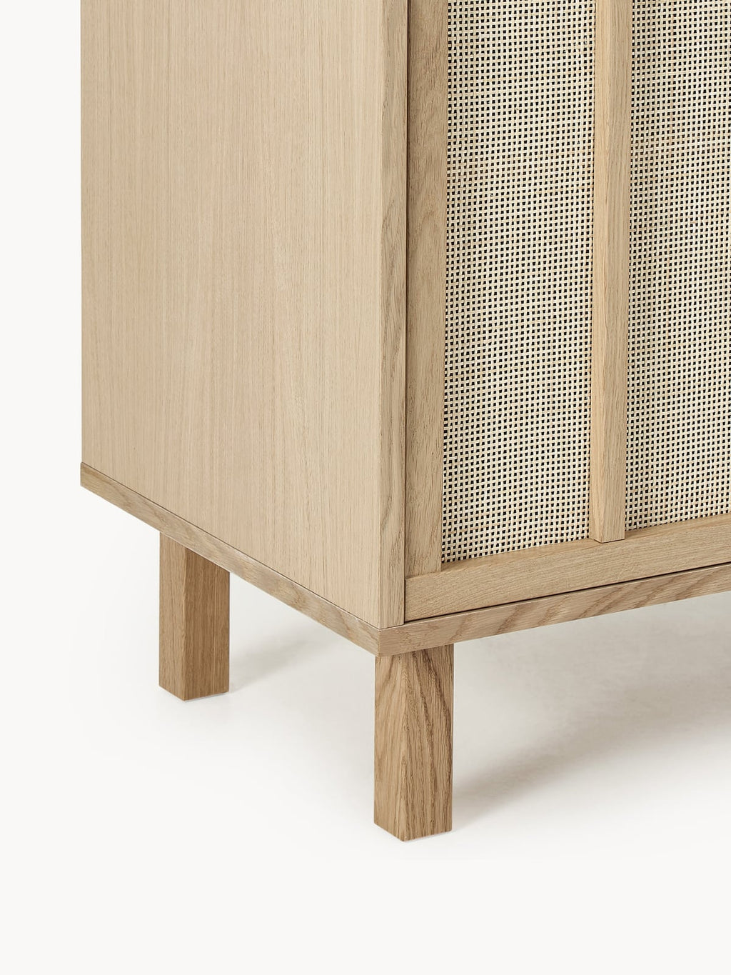 Cawdor Sideboard with Rattan Fronts